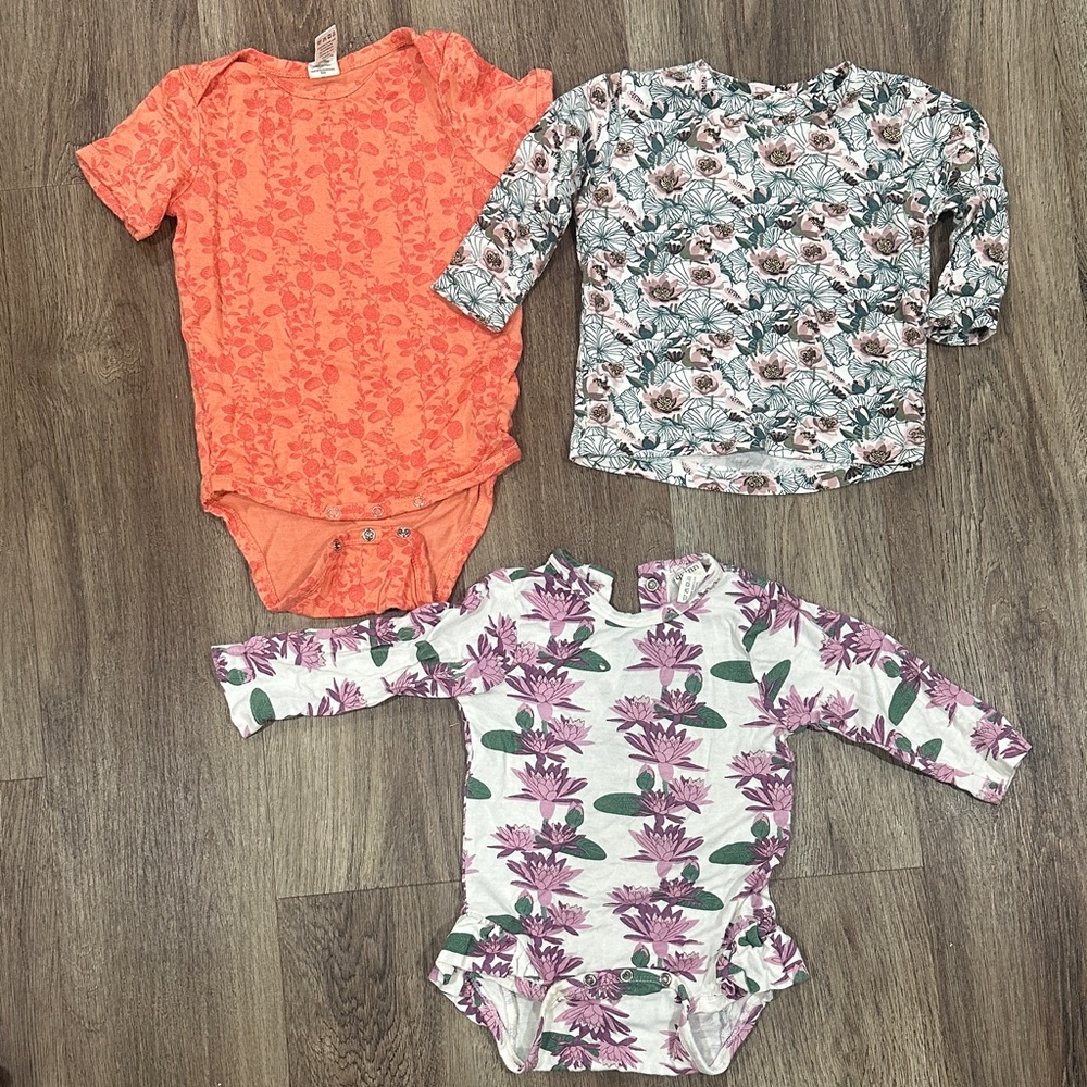Kate Quinn 6–12M Modal Clothing Bundle | Mixed Styles | Set of 3